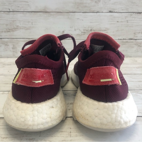 Adidas POD-S 3.1 Boost Ultra Hi-Res Women’s Burgundy Sneakers Size 7 - Picture 11 of 13